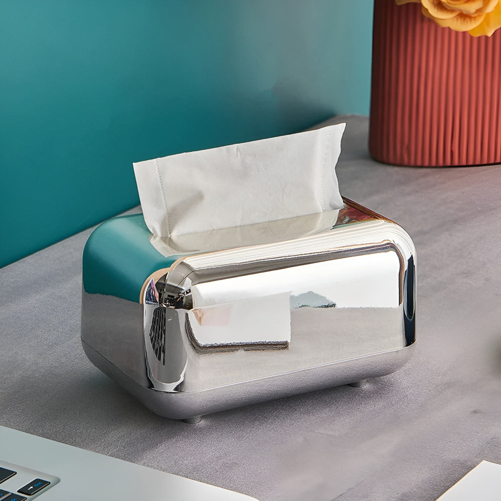 Tissueboks Cover Med Spejlfinish | Metal Eller Akryl Konstruktion Design | Indendørs Opbevaring & Borddekoration | Vanero