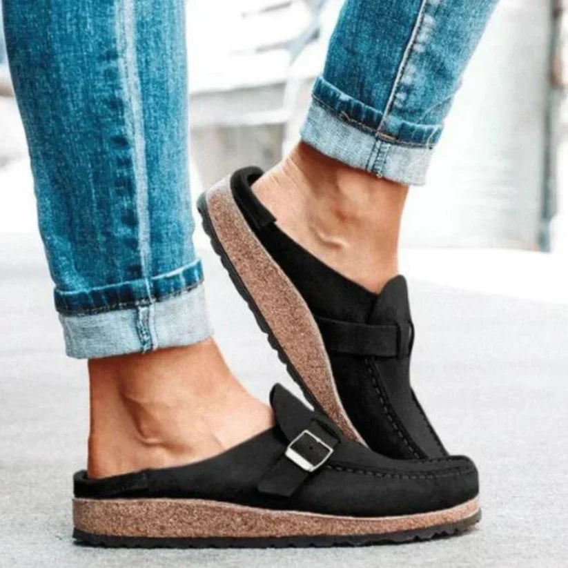 Damesandaler Let Materiale | Regular Fit Spændesandaler | Justerbart Spændedesign til Hverdagsbrug & Sommeroutfits | Vanero