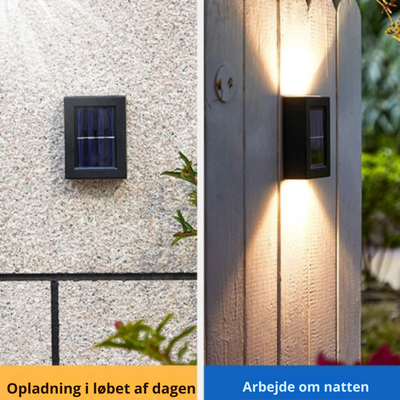 Deluxe Væglamper | Banebrydende Varmt Lys Ingen Kabler eller Batterier Sort | Vanero