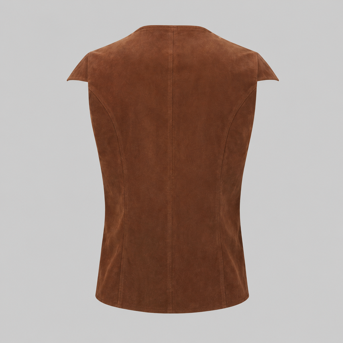 Herre Vest i Polyester med Fløjlslook | V-Hals & Knaplukning | Taljeret Historisk-Inspireret Vest Til Temabegivenheder | Vanero