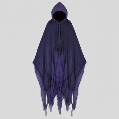 Terrifying Skeleton Halloween Cloak with Hood | Uhyggelig Udklædning til Halloween | Vanero