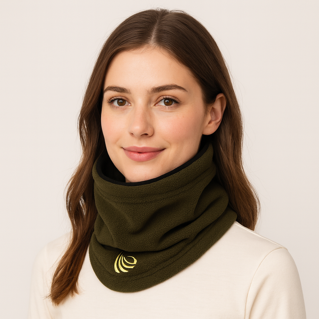 Halstørklæde & Ansigtsvarmer Fleece | Multifunktionel Vinterbeskyttelse | Heldækkende Design til Vinter- & Udendørsbrug | Vanero