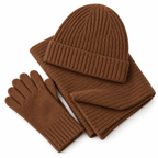 Vinter Sæt i Kasmir | Blød Strikket Konstruktion & Koordineret Design | Casual Tøjsæt Til Hverdag, Hjem & Fritid | Vanero