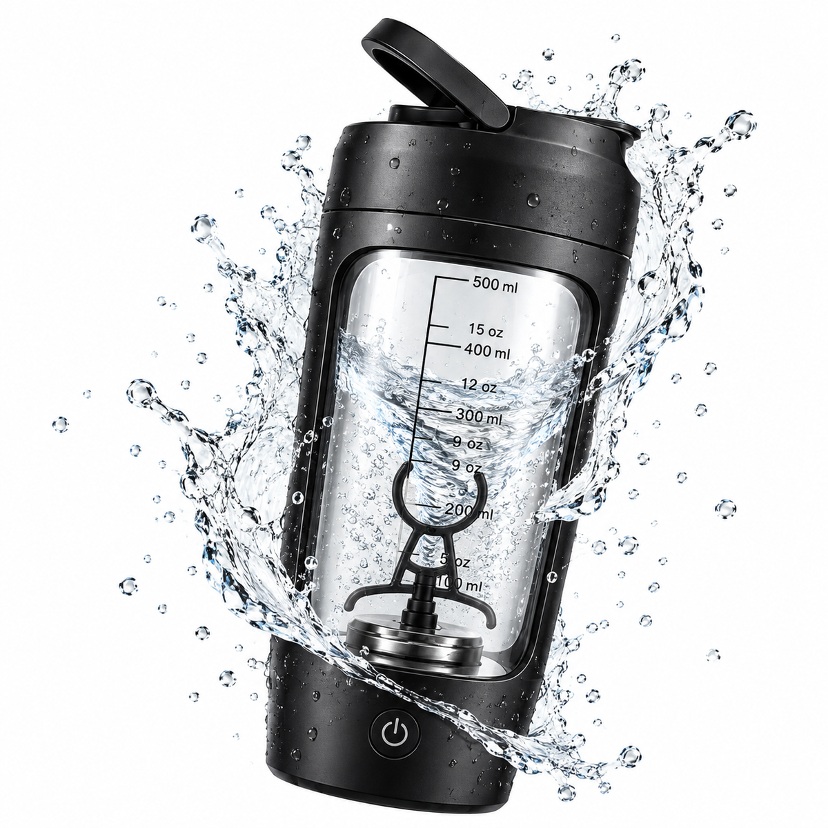 Elektrisk Protein-Shaker | USB-Genopladeligt Blandesystem Med Én Knap | 500 ml Lækageresistent Shaker Til Rejser & Træning | Vanero