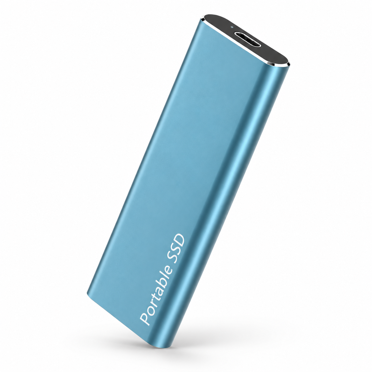1TB Ekstern SSD | USB-C Tilslutning & Aluminiumlegering | Kompakt Plug-and-Play Solid-State-Drev Til Datalagring & Overførsel | Vanero