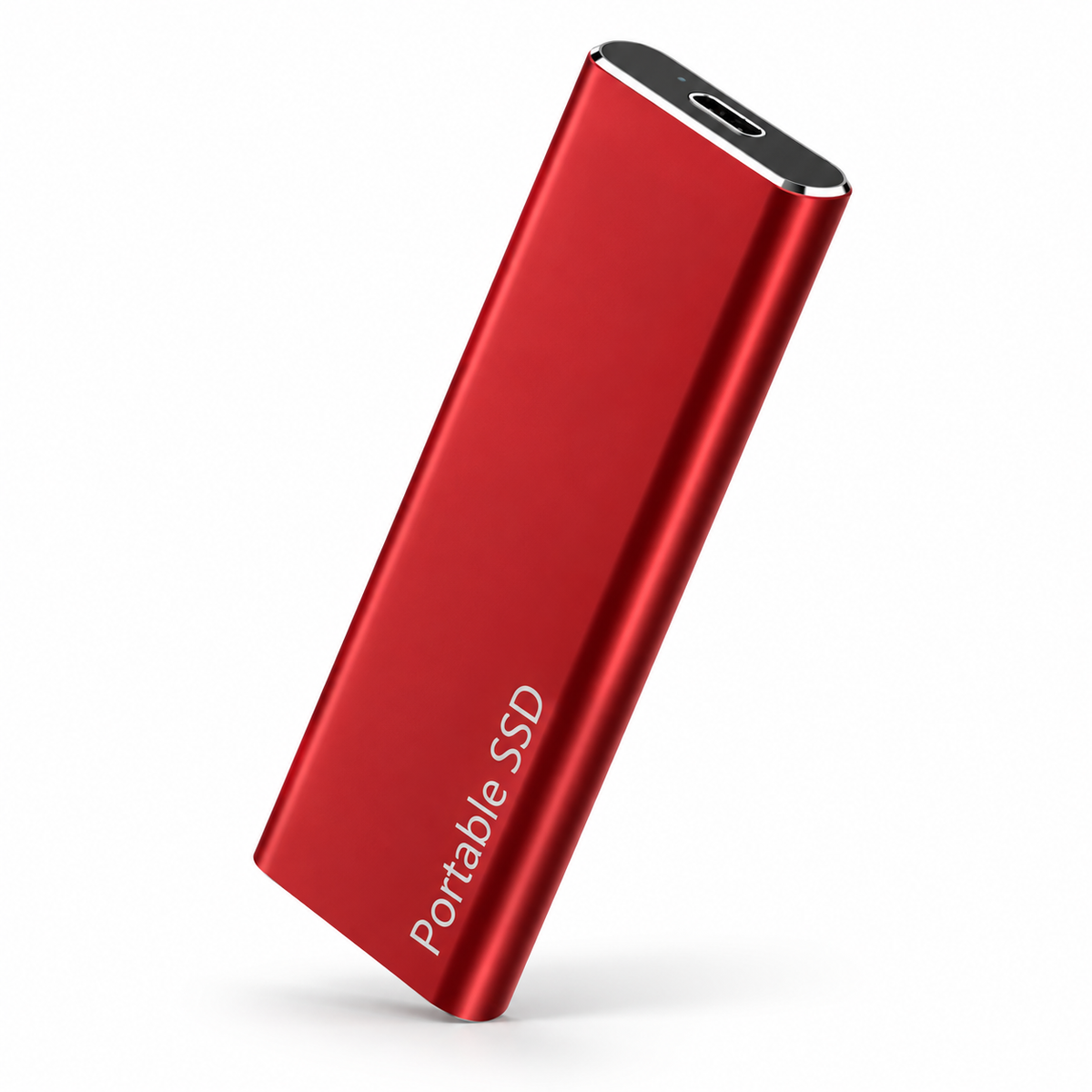1TB Ekstern SSD | USB-C Tilslutning & Aluminiumlegering | Kompakt Plug-and-Play Solid-State-Drev Til Datalagring & Overførsel | Vanero