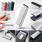 1TB Ekstern SSD | USB-C Tilslutning & Aluminiumlegering | Kompakt Plug-and-Play Solid-State-Drev Til Datalagring & Overførsel | Vanero