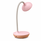 Genopladelig LED Bordlampe | Touch-Betjening & 3 Lystilstande | USB-Opladelig Dæmpbar Lampe Med 1200mAh Batteri | Vanero