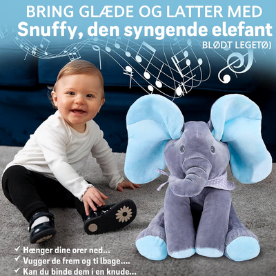 Squoosh | Din Musikalske Baby Elefantven Med Varme Kram | Vanero