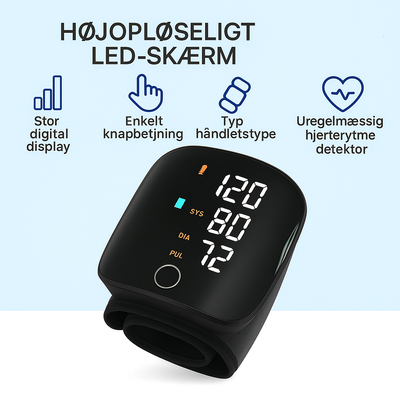 Serco | Intelligent blodtryksmåler Klinisk | Præcision. Altid og overalt l Vanero