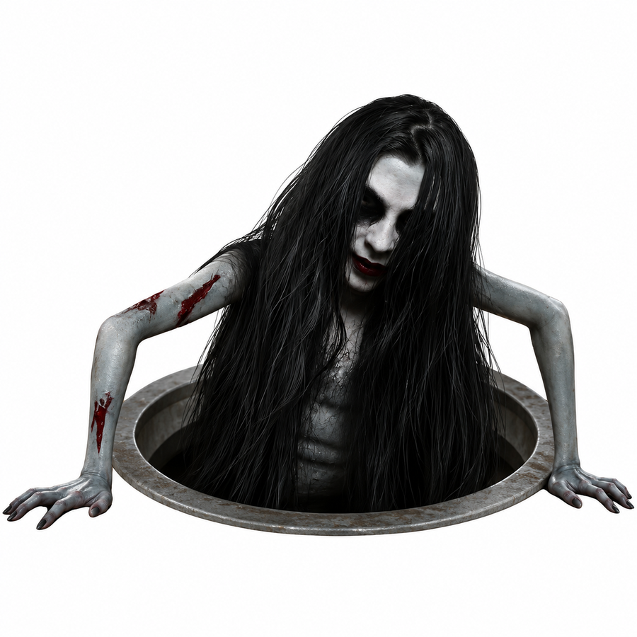Halloween Hårklistermærker | Selvklæbende & Aftageligt Design | Sort Horrorpynt Til Gulve, Vinduer & Glatte Overflader | Vanero