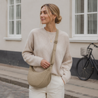 Dame Crossbody Taske i Polyester & Nylon | Justerbar Rem & Flere Lommer | Kompakt Sling Skuldertaske Til Hverdagsbrug | Vanero