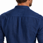 Herre Linnedskjorte | Regular Fit & Let Konstruktion | Klassisk Skjorte Til Hverdag, Ferie, Fritid & Sommerbrug | Vanero