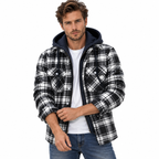 Herre Quiltet Jakke | Polyester & Let Polstring | Regular Fit Overtøj Med Geometrisk Quiltning Til Hverdag & Efterår | Vanero