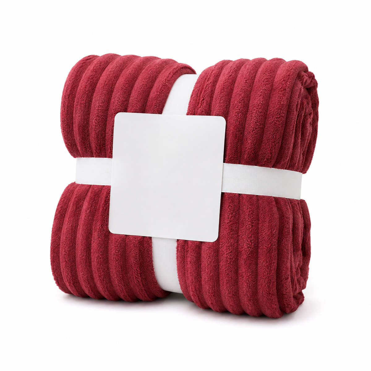 Flannel Fleece Plaid | Brede Striber & Blød Overflade | Plaid Til Sofa, Seng & Indendørs Brug | Vanero