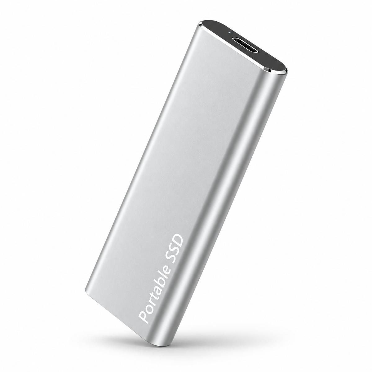 1TB Ekstern SSD | USB-C Tilslutning & Aluminiumlegering | Kompakt Plug-and-Play Solid-State-Drev Til Datalagring & Overførsel | Vanero