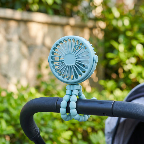 Bærbar Ventilator | USB Genopladelig Tripod Ventilator Med 360° Rotation | Barnevogn Og Rejse | Vanero