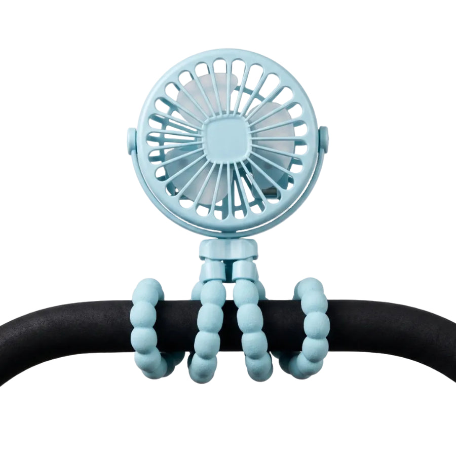 Bærbar Ventilator | USB Genopladelig Tripod Ventilator Med 360° Rotation | Barnevogn Og Rejse | Vanero