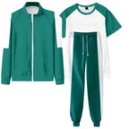 Unisex Kostumesæt Polyester Materiale | Træningsdragt & Maske Design | Halloween, Cosplay & Temafester | Vanero
