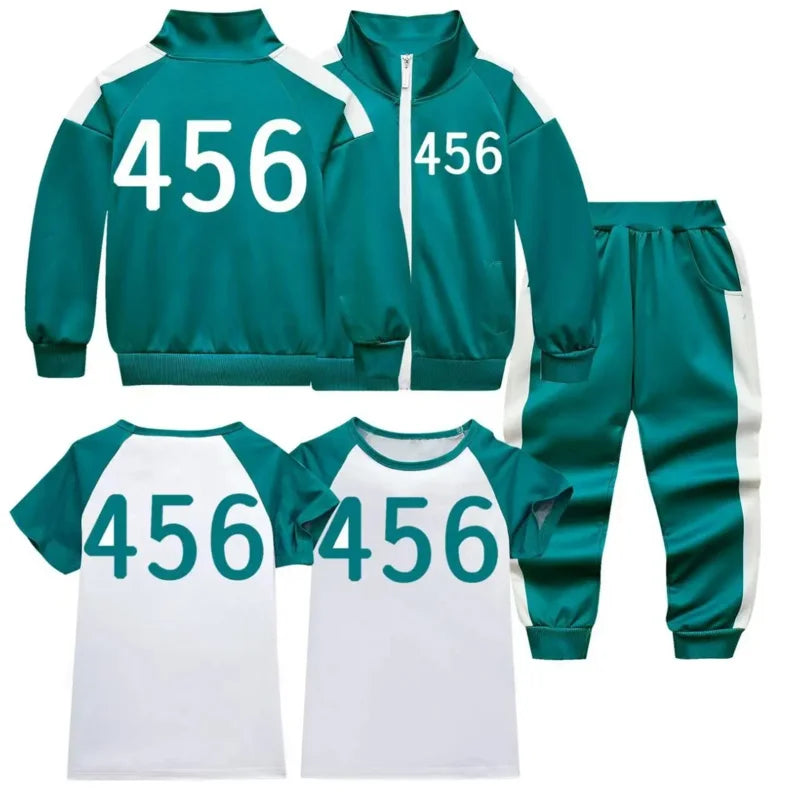 Unisex Kostumesæt Polyester Materiale | Træningsdragt & Maske Design | Halloween, Cosplay & Temafester | Vanero