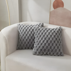 Dekorativt Pudebetræk Med Tekstureret Mønster | Bomuld & Polyester Tekstilkonstruktion | Indretning Til Sofa Soveværelse & Læsehjørne | Vanero