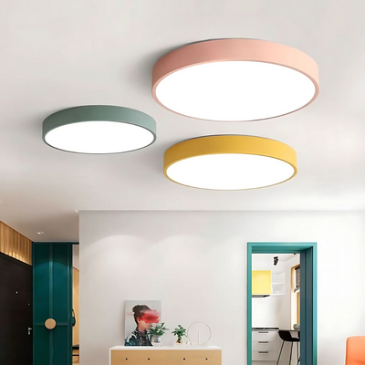 Delos | Scandinavisk Træ LED Plafondlampe med Energieffektiv Belysning | Vanero