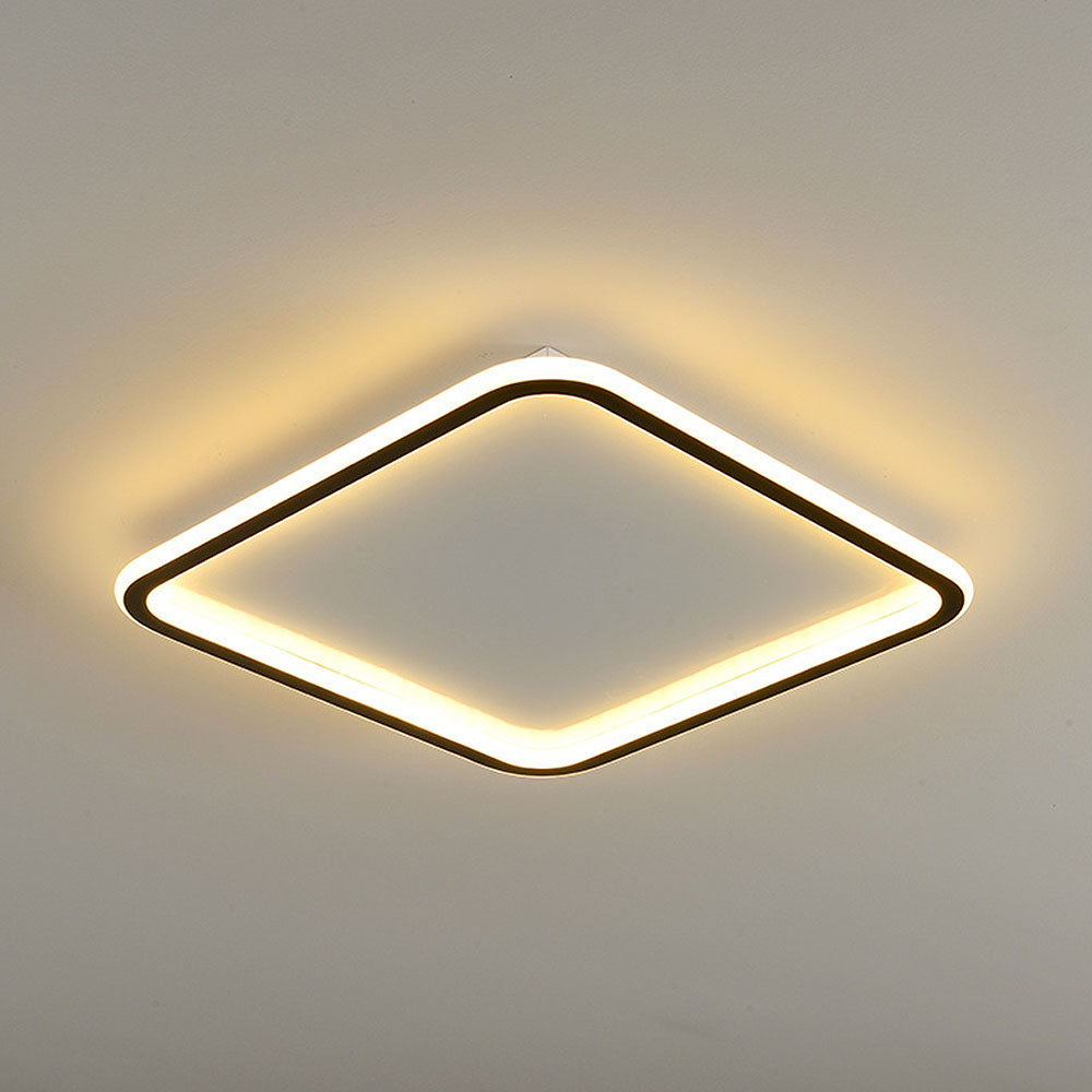 Firkantet Pendellampe I Metal Og Glas | Loftlampe Med Justerbart Ophæng | Indendørs Belysning | Vanero
