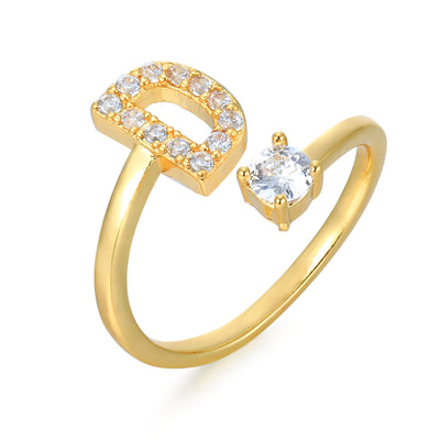 Bogstav Ring | Elegant & Unik Smykke | Vanero