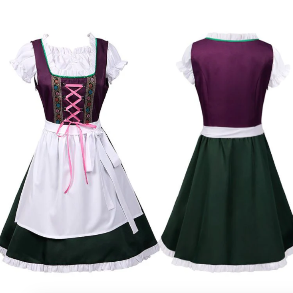 Dame Oktoberfest Kostume | Traditionelt Dirndl Kjole | Vanero