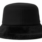 Dame Teddy Bucket Hat | Plysset Stof & Bred Skygge | Blød Vinterhat Til Hverdagsbrug, Efterår & Koldt Vejr | Vanero