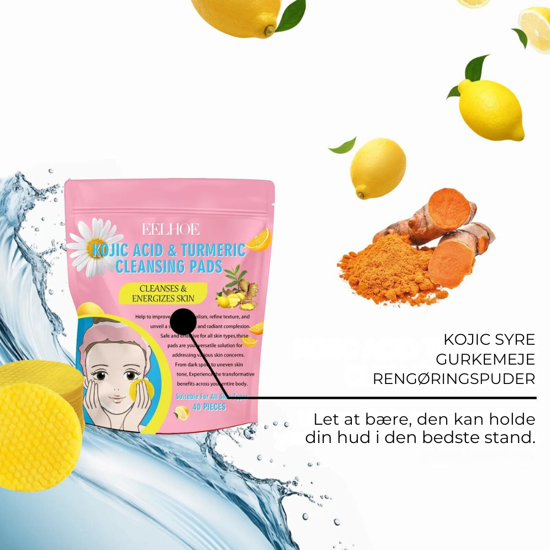 Revolutionerende Rensepads | Skin-Boost Formel Pakke med 30 | Vanero
