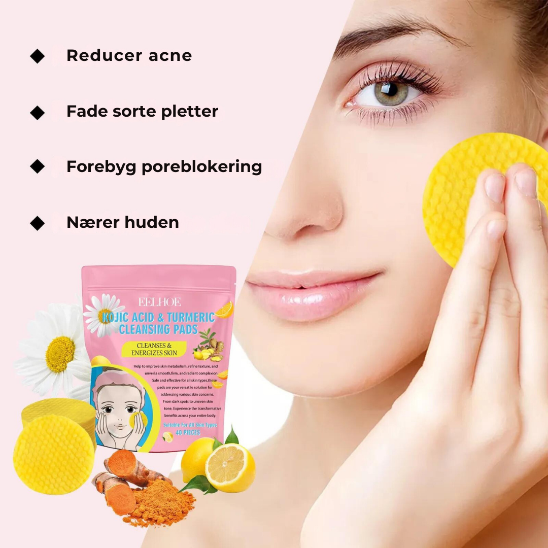 Revolutionerende Rensepads | Skin-Boost Formel Pakke med 30 | Vanero
