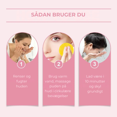 Revolutionerende Rensepads | Skin-Boost Formel Pakke med 30 | Vanero
