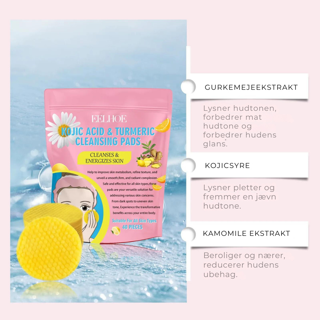 Revolutionerende Rensepads | Skin-Boost Formel Pakke med 30 | Vanero