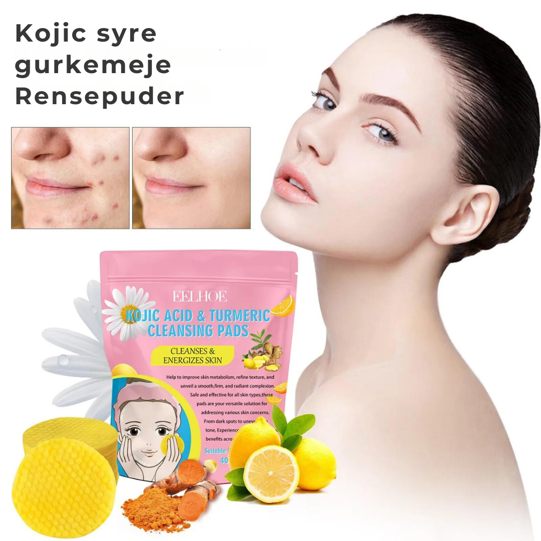 Revolutionerende Rensepads | Skin-Boost Formel Pakke med 30 | Vanero