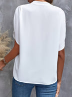Modure Tekstilmateriale | Regular Fit Damebluse | Enkel Konstruktion til Hverdagsbrug & Fritidsaktiviteter | Vanero