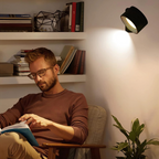 Væglampe | Genopladelig LED Belysning | Magnetisk Justerbart Design Indendørs Brug | Vanero