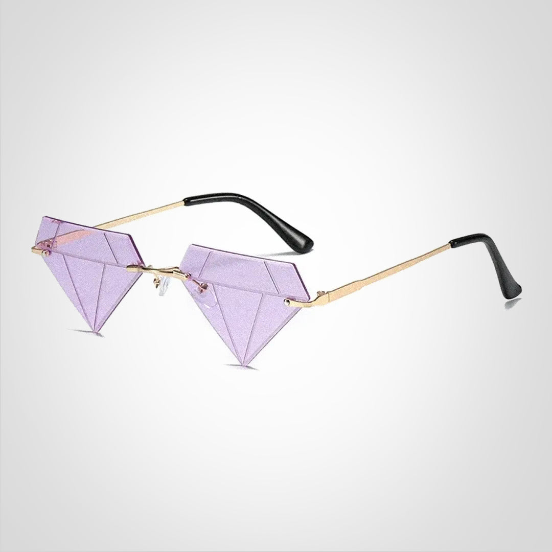 Clara Diamantformet Solbrille med UV400 Beskyttelse | Elegant og Moderne Design | Vanero
