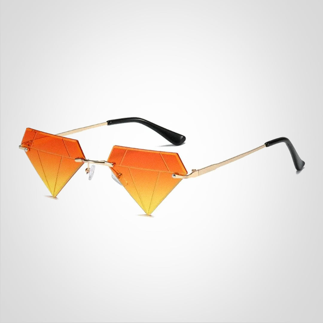 Clara Diamantformet Solbrille med UV400 Beskyttelse | Elegant og Moderne Design | Vanero