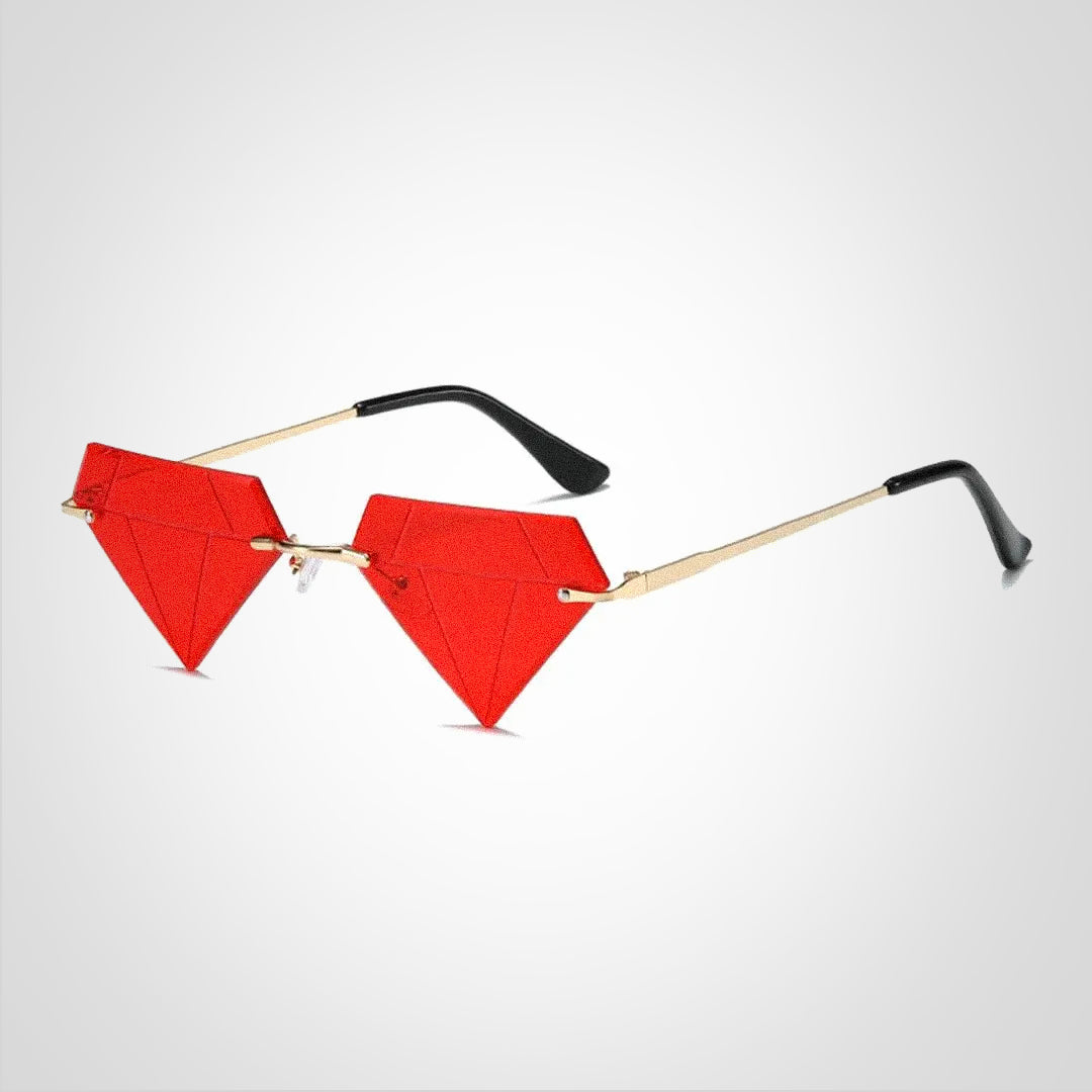Clara Diamantformet Solbrille med UV400 Beskyttelse | Elegant og Moderne Design | Vanero