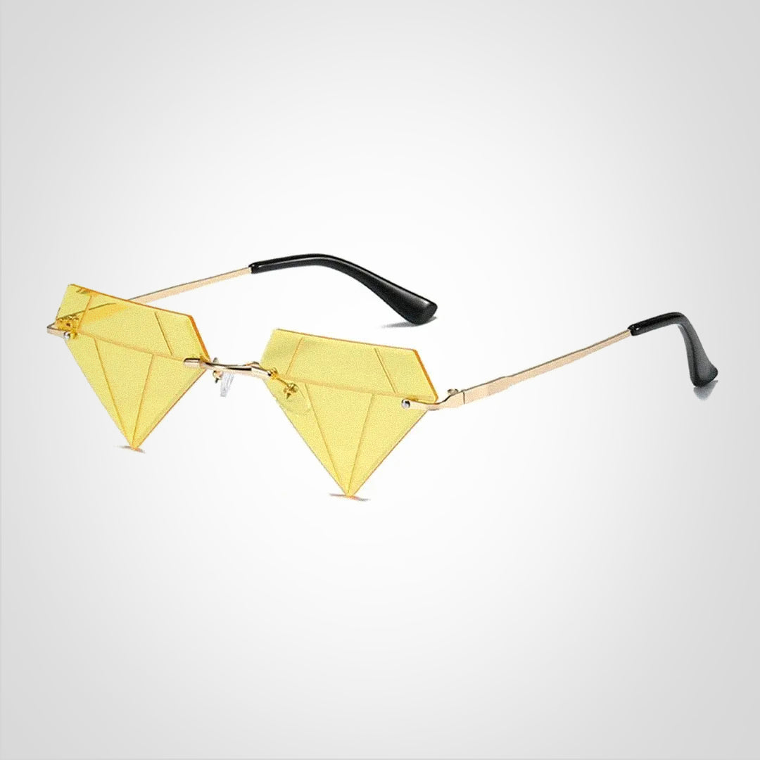 Clara Diamantformet Solbrille med UV400 Beskyttelse | Elegant og Moderne Design | Vanero