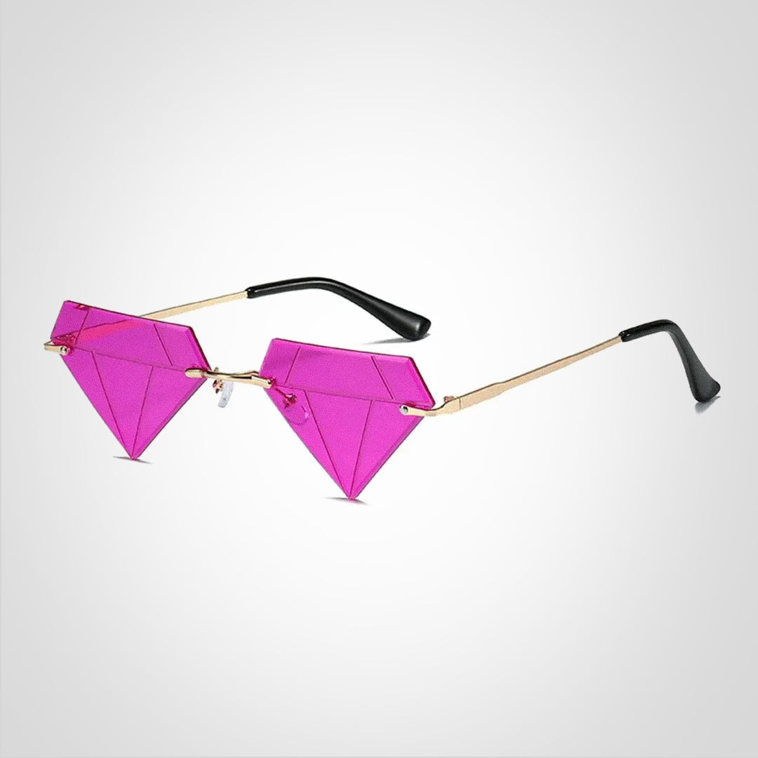 Clara Diamantformet Solbrille med UV400 Beskyttelse | Elegant og Moderne Design | Vanero
