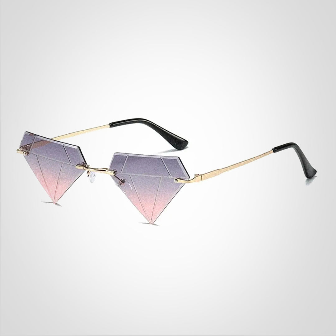 Clara Diamantformet Solbrille med UV400 Beskyttelse | Elegant og Moderne Design | Vanero