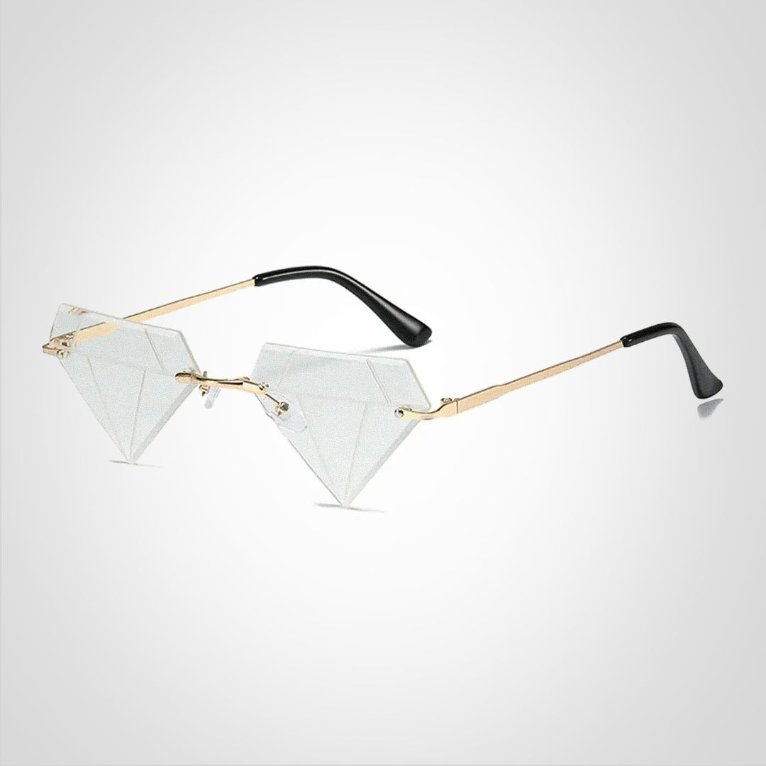 Clara Diamantformet Solbrille med UV400 Beskyttelse | Elegant og Moderne Design | Vanero