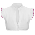 Dame Dirndl-Bluse Bomuldsblanding | Kortærmet Traditionel Top | Til Oktoberfest, Festivaler & Temabegivenheder | Vanero