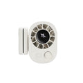 Klemmeventilator | USB Genopladelig Ventilator Med Digitalt Display Og 360° Rotation | Bil Og Skrivebord | Vanero