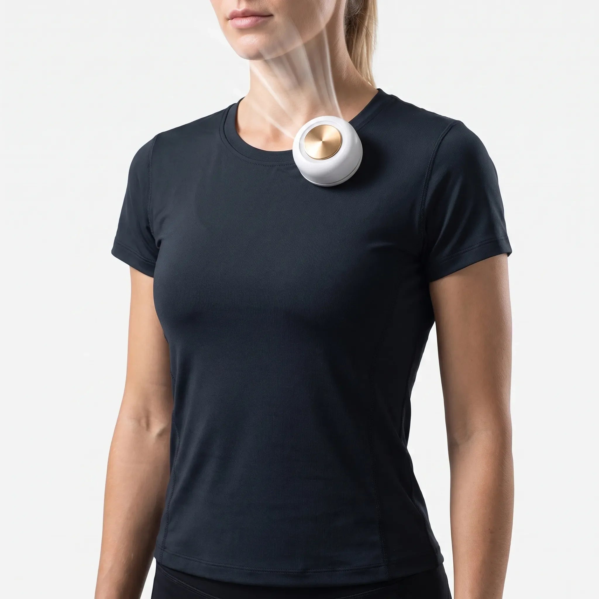 Klemmeventilator | USB Type C Genopladelig Ventilator Med 360° Rotation | Rejse Og Hverdagsbrug | Vanero