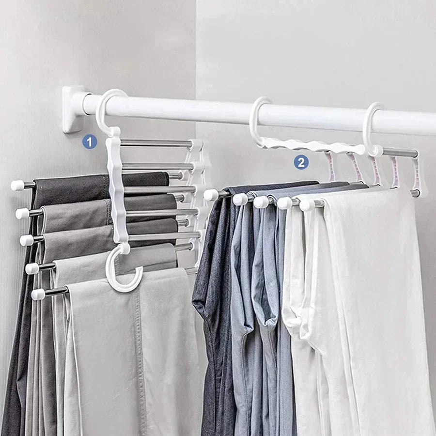 FoldPro l Sammenklappelig 5-i-1-tøjbøjle l Vanero
