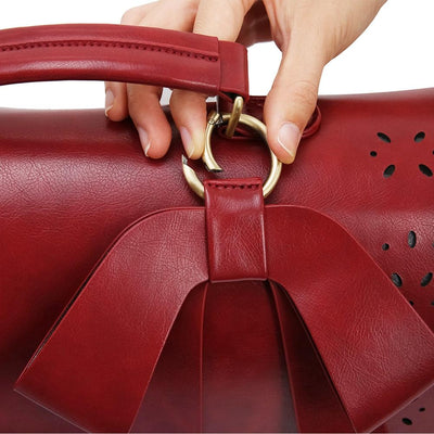 Elegant Skuldertaske | Udsmykket Design | Sløjfe-Dekoration | Vanero