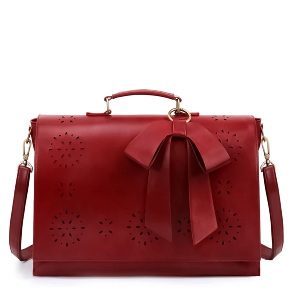 Elegant Skuldertaske | Udsmykket Design | Sløjfe-Dekoration | Vanero